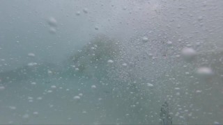 Flashing my pussy in front of a boy in public swimming pool and helps me masturbate - MissCreamy