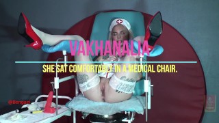 Crazy nurse gets to orgasm (her onlyfans is free, link in bio)