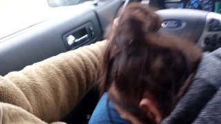 Blowjob on the go