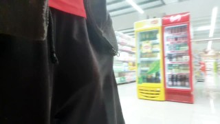 Public Masturbation at the Supermarket - I love taking risks