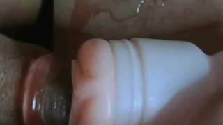 First Time Using Fleshlight Toy Men Masturbation