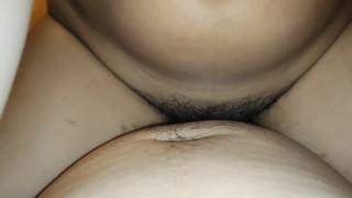 POV - Busty Latina beggs for my milk and I cumshoot on her body