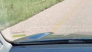 Another angle car wank