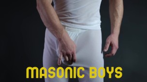 MasonicBoys - Unsure boy stretches hole and gets bred before daddy cult