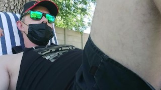 Outside nutting for the first time