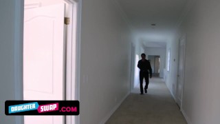 Daughter Swap - Hunk Dad Gets Back To His Bud By Fuckign His Stepdaughter