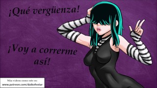 JOI hentai con Lucy. Sexo en la primera cita.
