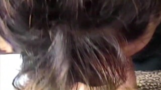 My wife and her beautiful suck my cock one better than the other until I sacrifice my milk