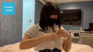 [F cup big breasts ① ★ Blow job good, former idol's huge breasts ♡] Re-appeared in uniform! I had se