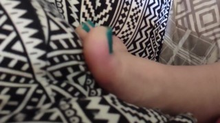 Footboy Can't Handle Big Milf Soles!