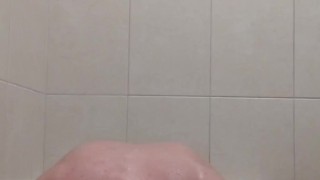 Very skinny fresh out of bath teen stretches his sexy perfect skinny body