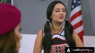 Cheerleader Eliza Ibarra Gets Wild With Kendra Spade And Vanna Bardot While In Detention