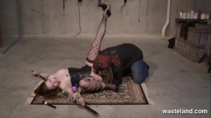 Dreadlocked Maledom Dominates Bound Brunette And Performs Intense Cunnilingus