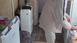 Time in the kitchen, making tea