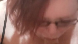 Bbw sucks him dry