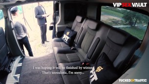 FUCKEDINTRAFFIC - Big Ass Czech Redhead teen Linda Sweet Has An Affair With Her Driver - VIPSEXVAULT