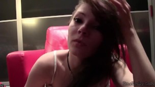 Emo Emily with tight pussy Fingering Hard