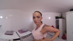 Busty Inked latina Claudia Bavel Adores You Dirty  VR Porn