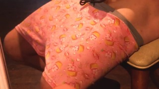 Failed Attempt to Shoot Cum In His Own Mouth