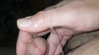Thick cum finishing off myself