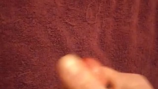 Huge cum blast all over