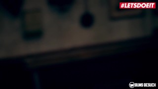 BUMSBESUCH - Famous Porn Star Sina Longleg Gets Fucked By Older Man - LETSDOEIT