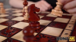 HUNT4K. Her pussy is a real check mate