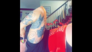 BBW squirts the rainbow