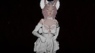 Catgirl Lets Strangers Control Her Toys Until She Cums