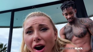 Private ebony - Stacy Crystal Takes 2 Cocks In anal 3Some!