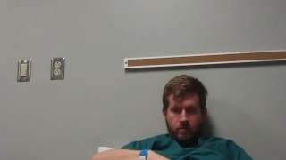 Hospital Sex - Taking Off My Scrubs and Rubbing Off