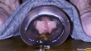 Super CLOSE UP in High Quality - MASSIVE CUMSHOT & Fucking SEX TOY (4K - 60FPS)