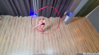 Fucked a gymnast in anal before a concert ! Circus performer Lara Frost