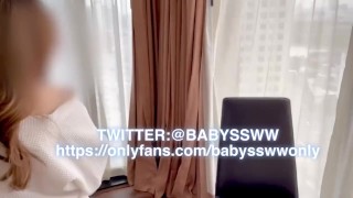 Babyssww - HOT Thai Teen, she love to blowjob (POV) ไทย น้องบี๋ ชอบอมสด เลียมันส์ๆ 