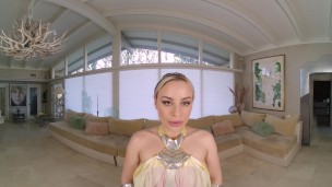 Blonde Babe Anna Claire Clouds As STAR WARS Princess Amidala Needs Jedi Fuck VR Porn