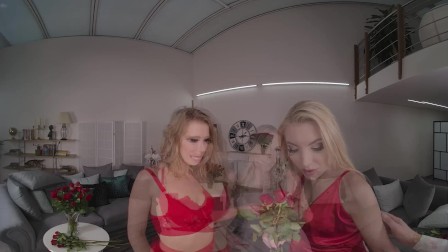 Valentine's Day With Naughty Group Sex VR Porn