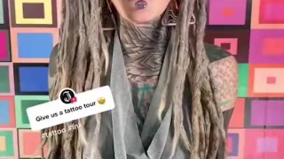 Anuskatzz little TATTOO TOUR - More on my TIKTOK = Same name - Model ink inked tattoos piercings
