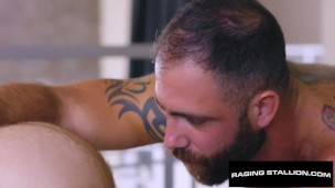 Bearded Stud Creampies Gorgeous Muscle - Jake Nicola, Beau Butler - RagingStallion