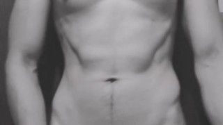 Hot guy shows his cock and piss after wank! 