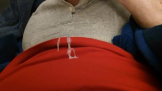 Shooting cum on myself with slowmo replay