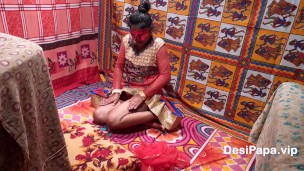 Hot indian bhabhi fucked very rough sex in sari by devar