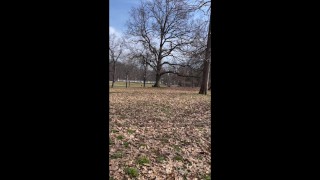 In the middle of central park I gave him handjob ! Do you think we were caught ? :D - Tonny and Mia