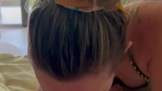 Footjob blowjob and Cumshot at Tahiti hotel 