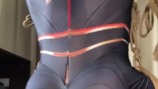 Master Sim - Spiderman Suspension Bondage Edging JYau