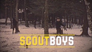 ScoutBoys - Hung Scoutmaster watched as he barebacks hot scout in wood