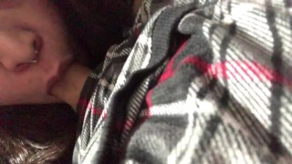 teen girl is recorded while giving oral sex to her stepbrother while he rest