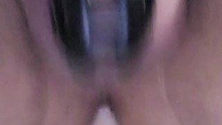 Chastity Anal Dildo Riding In Bed #1