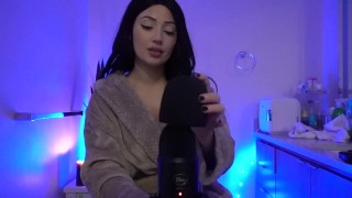 ASMR WET CREAMY SOUNDS 😛 LOTION ON CONDOM MIC 💦🧴 PUMPING, HEAD MASSAGE