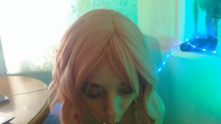 Ахегао со слюнями, громкие стоны удовольствия верхом на члене... Это было новое бельё, ты заметил?