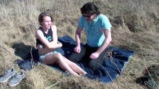 Public fucking in the mountains of Bavaria with a strange man